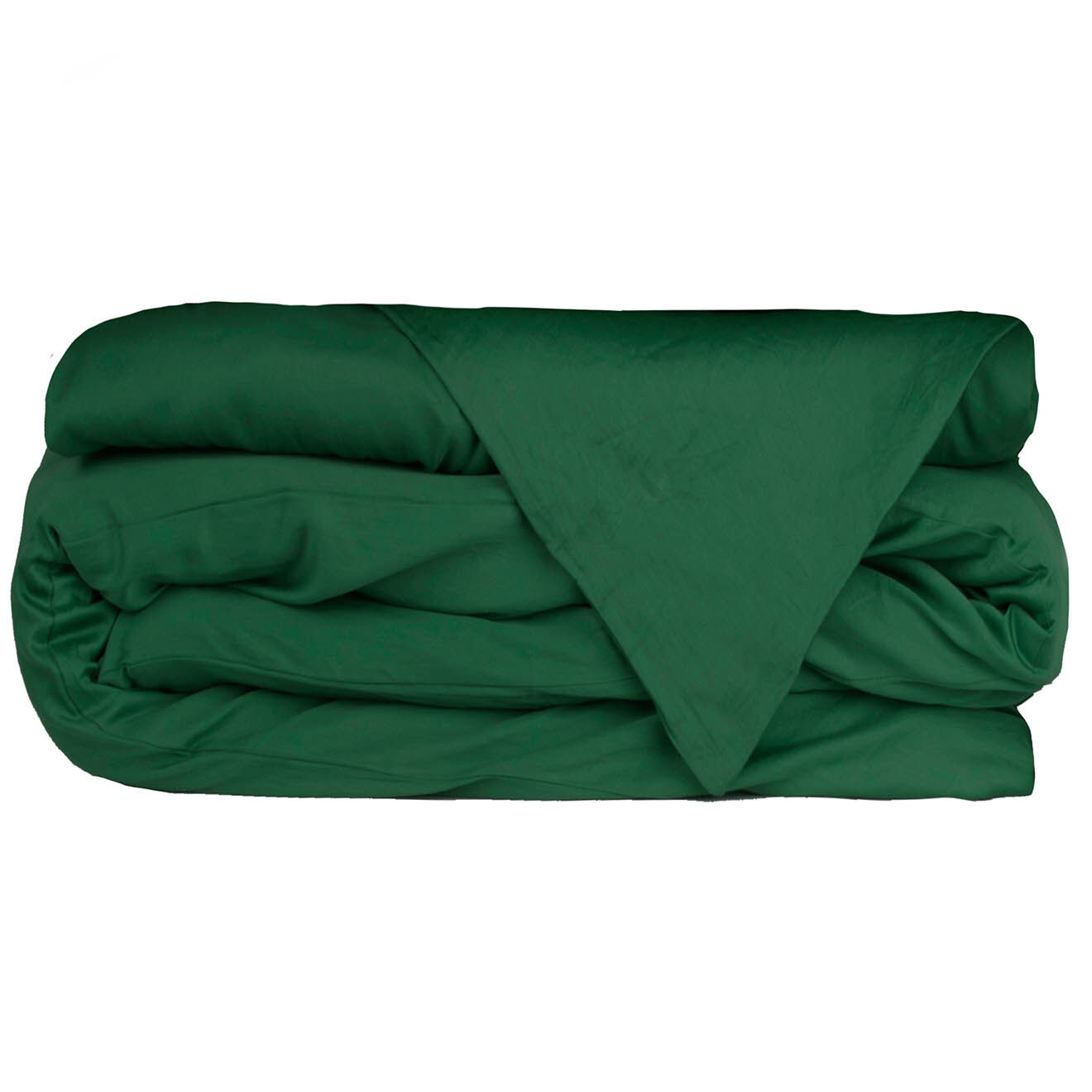 Febronie Housse de couette 100% Satin de Coton Julia vert sauge