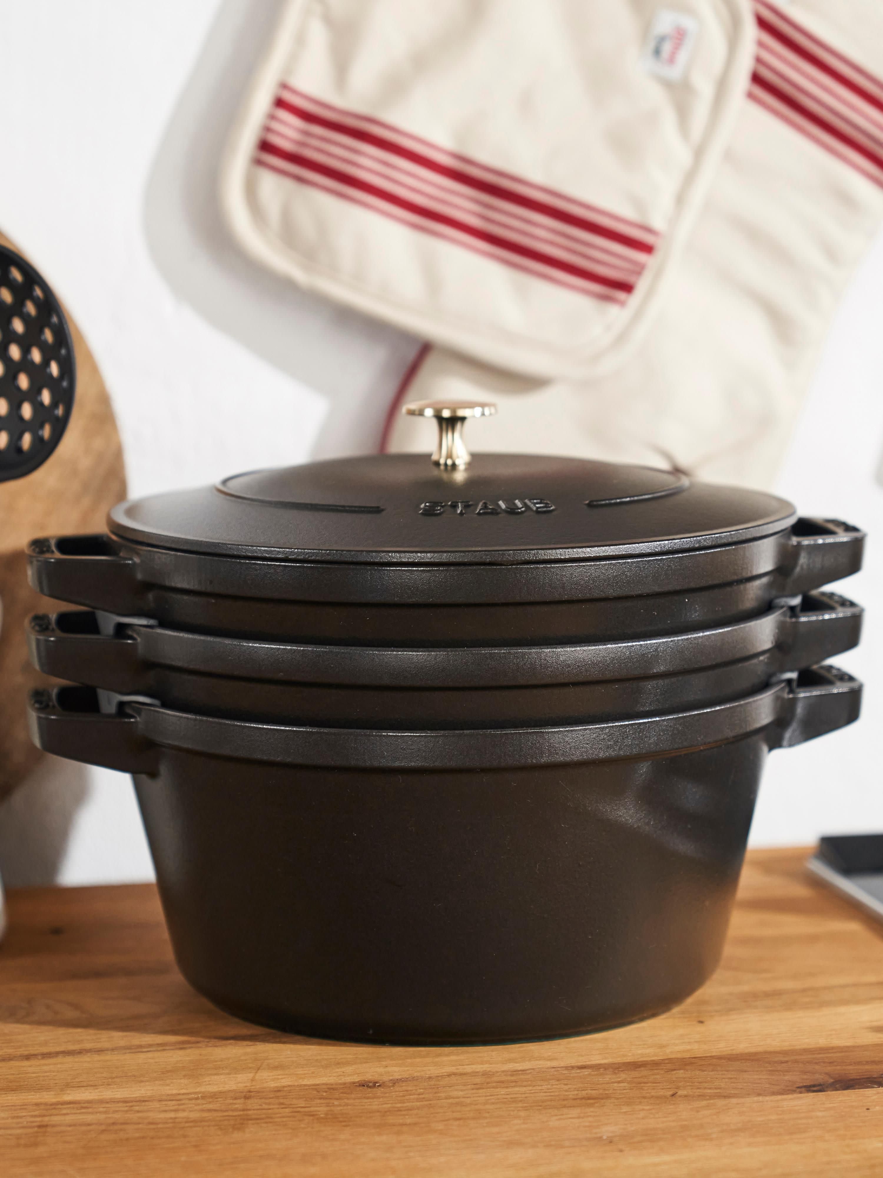 Kookpotten La Cocotte uit gietijzer, set van 3