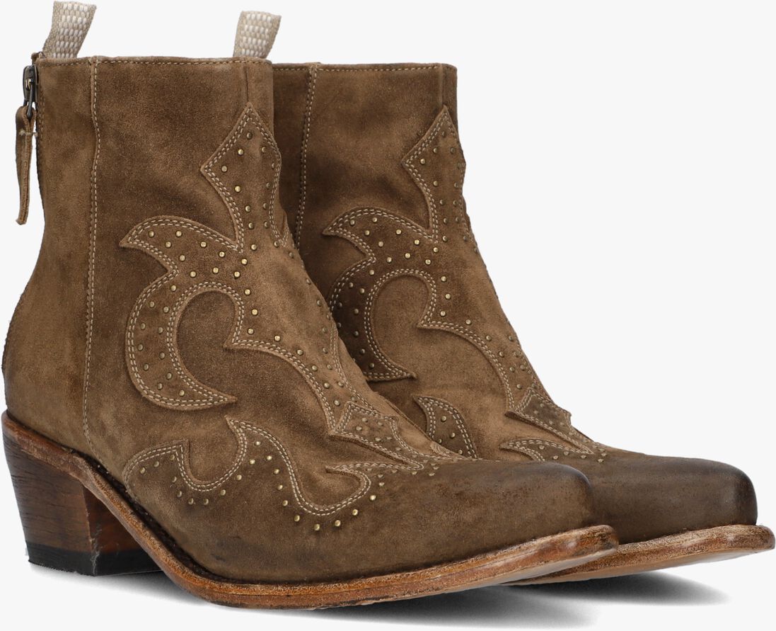 CORDWAINER taupe cordwainer enkellaarsjes 43515