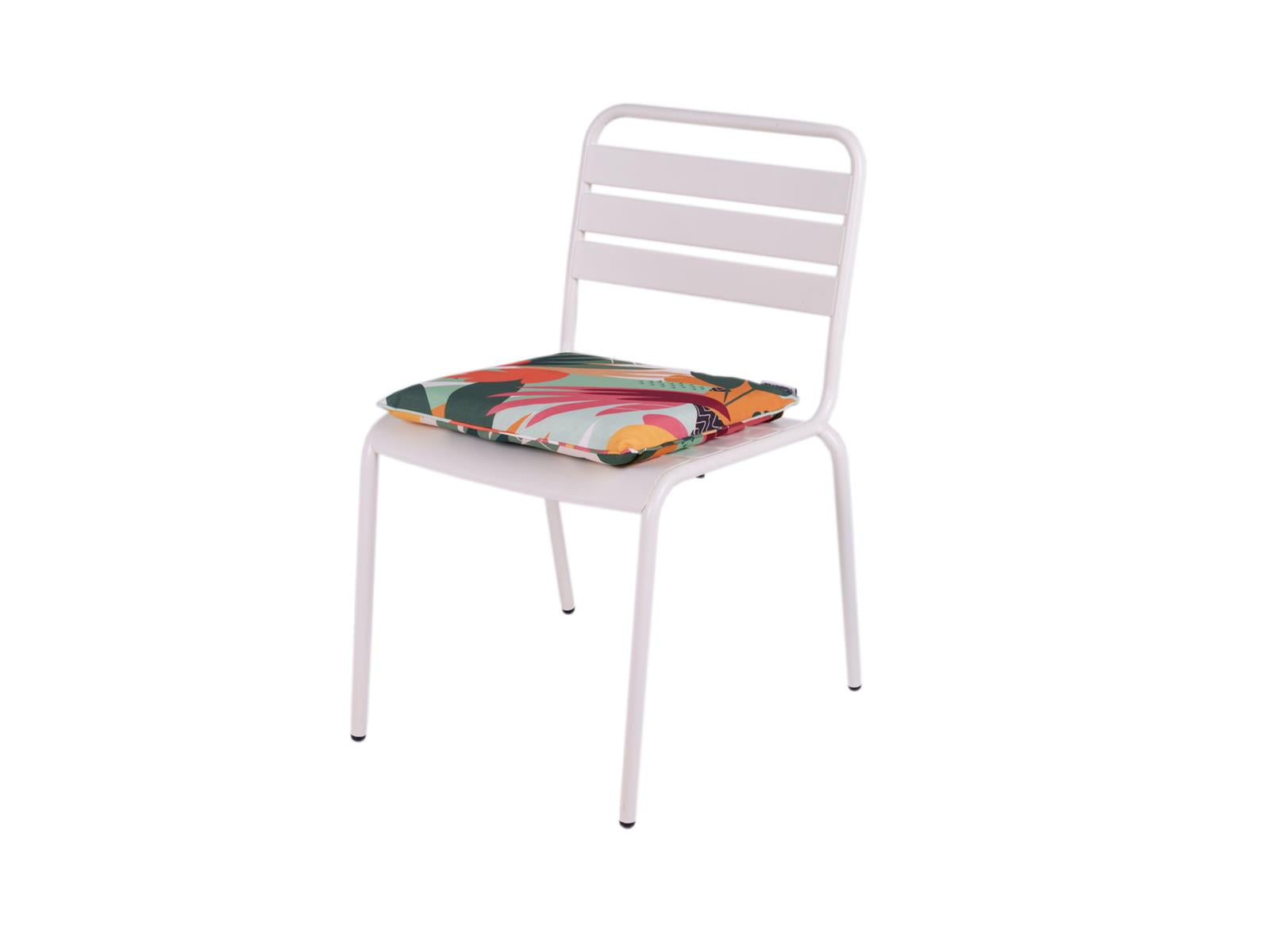 Metalen tuinstoel Max ivoor - set van 2