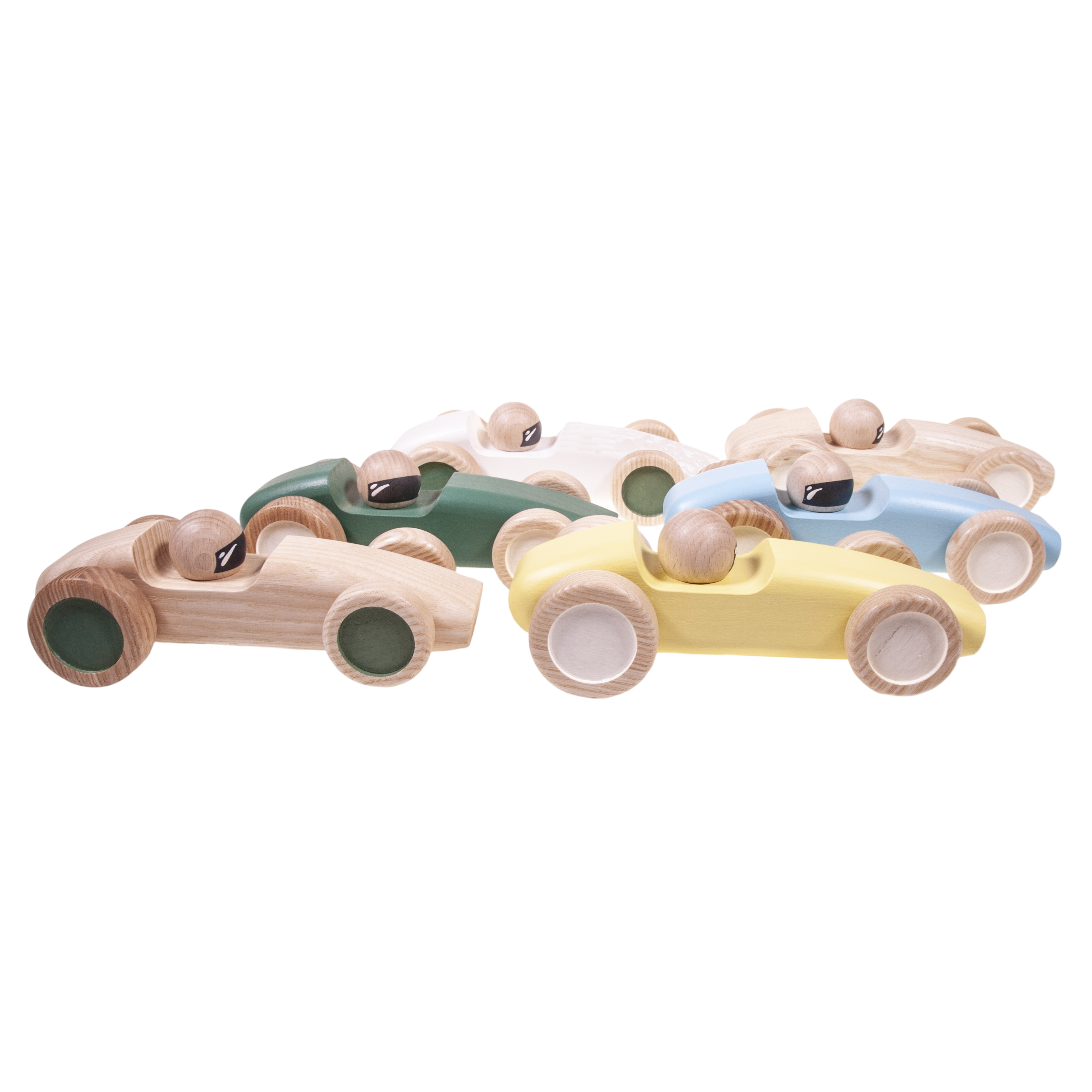 Kult Racer Rennauto Natur Felgen Elfenbein