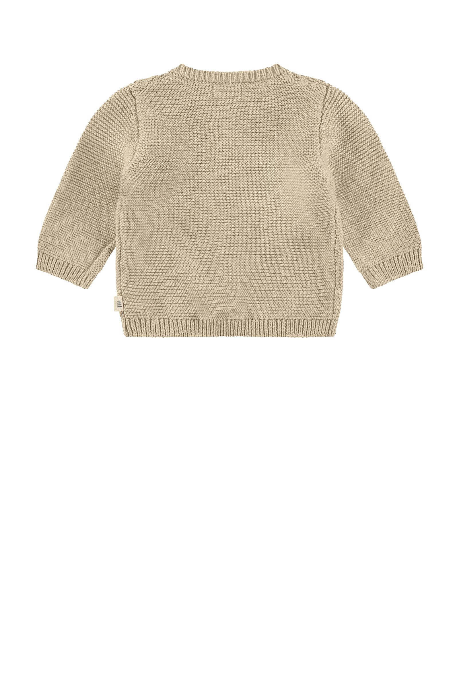 A Tiny Story baby gebreid vest beige
