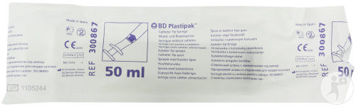 BD Plastipak Seringue Cathéter 50ml 60 Pièces (300867)