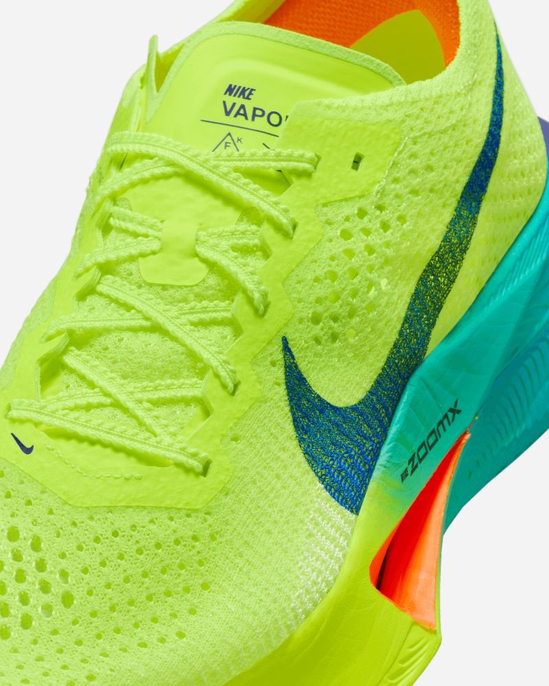 Chaussures de running Nike ZoomX Vaporfly Next% 3 Jaune Fluo pour homme