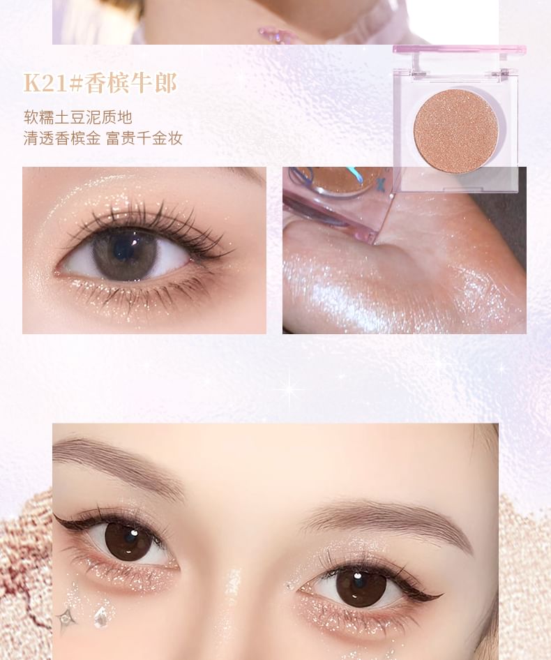 ROZO - Diamond Flash Glitter Oogschaduw - 4 Kleuren