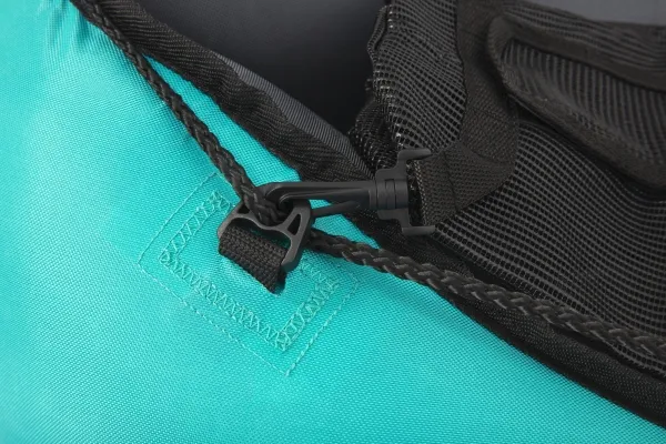 Bestway 65118 - Oppustelig kajak - 1 person(er) - 100 kg bæreevne, ISO 6185, Sort / Turkis, Nylon, Polyvinylchlorid (PVC)