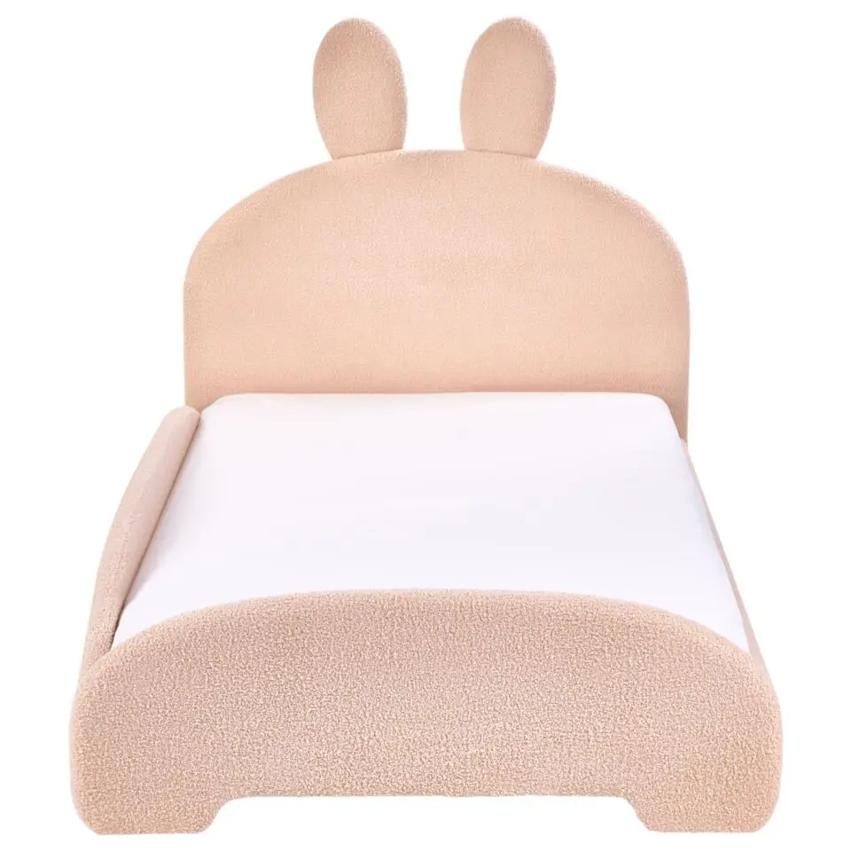 PERROS - Kinderbed - Beige - 90 x 200 cm - Bouclé