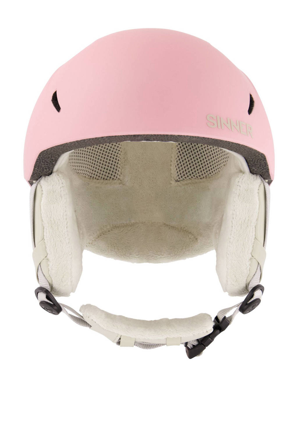 Junior skihelm Crest lichtroze