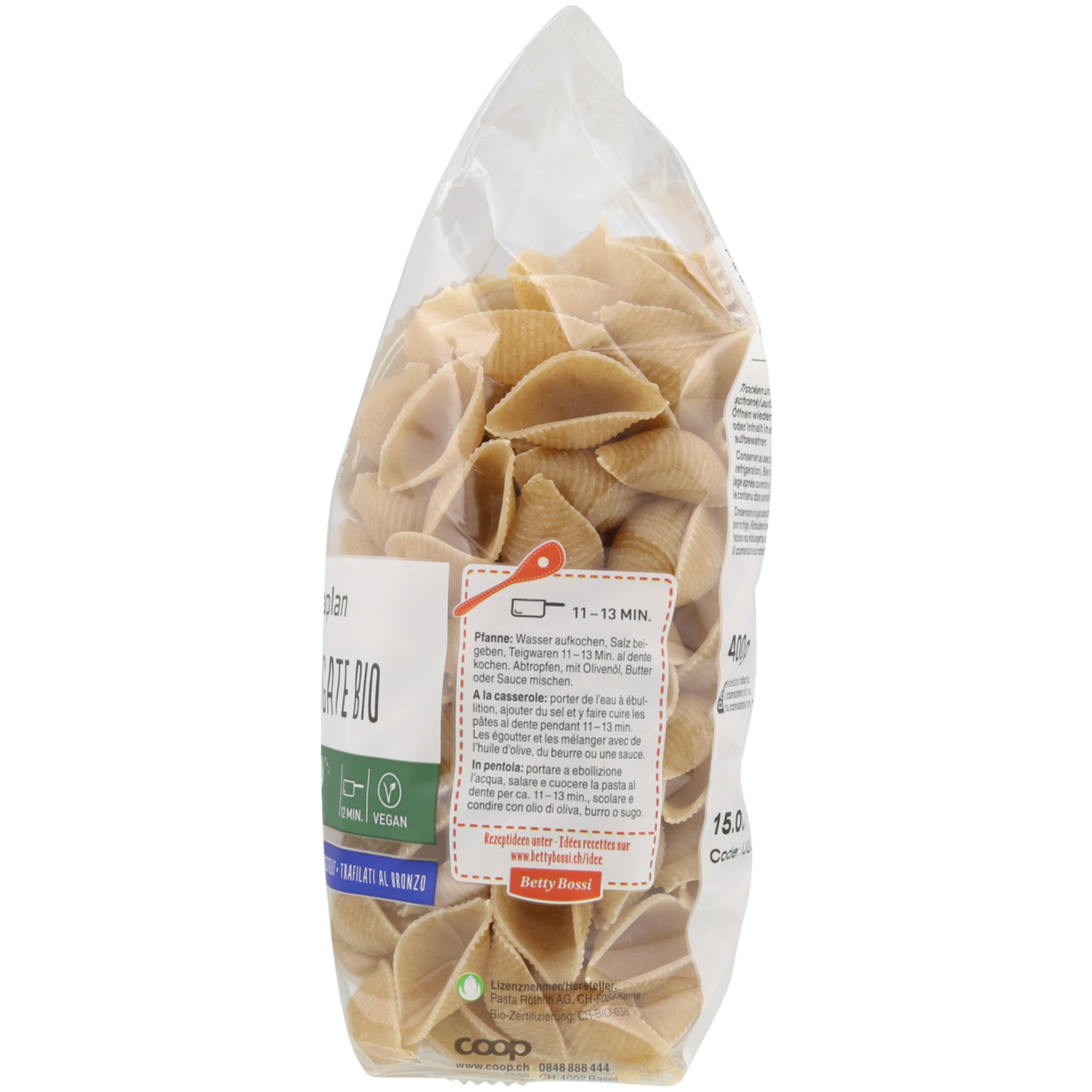 Naturaplan Bio Conchiglie Rigate Dinkel