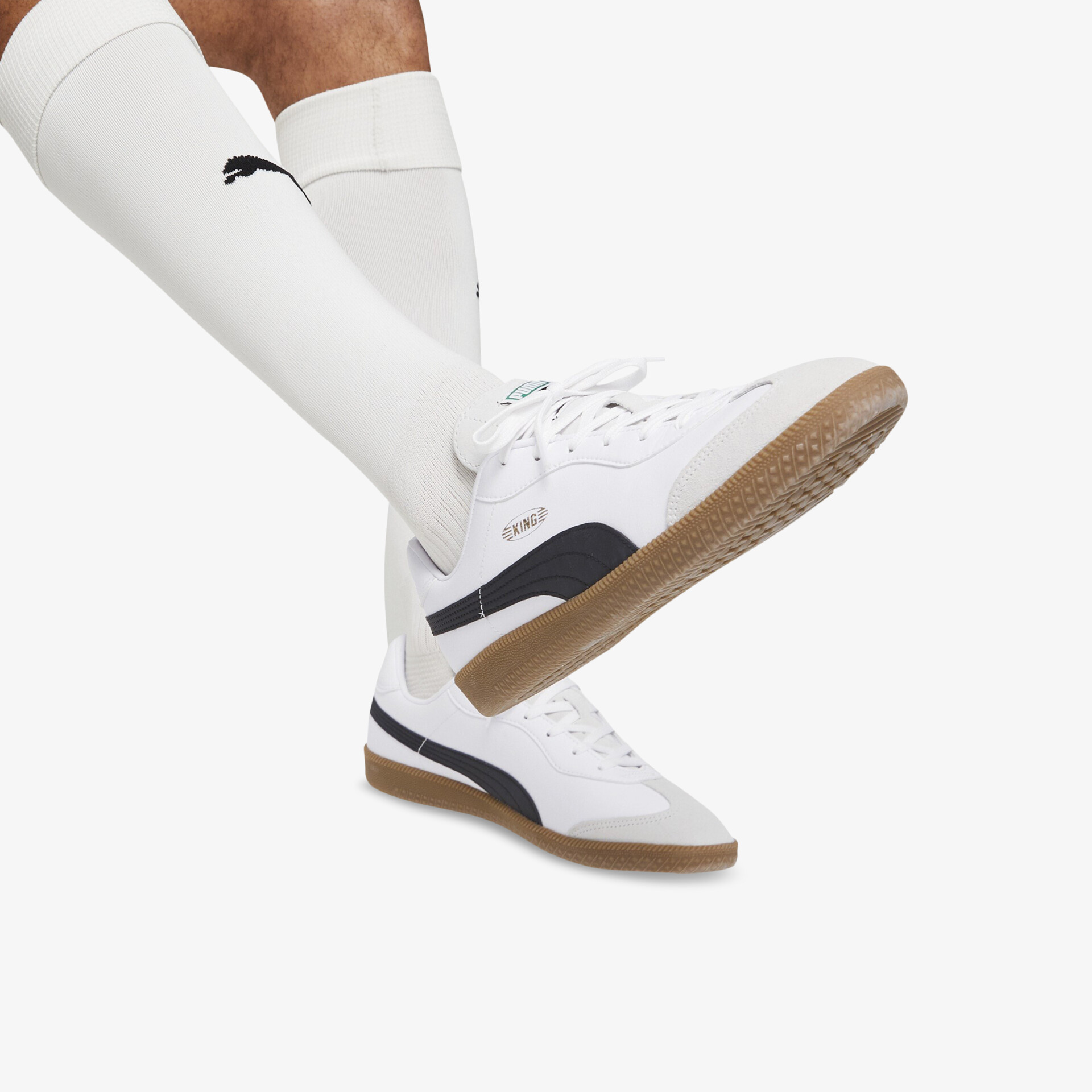 PUMA KING 21 IT Kinder Sneaker Low weiß