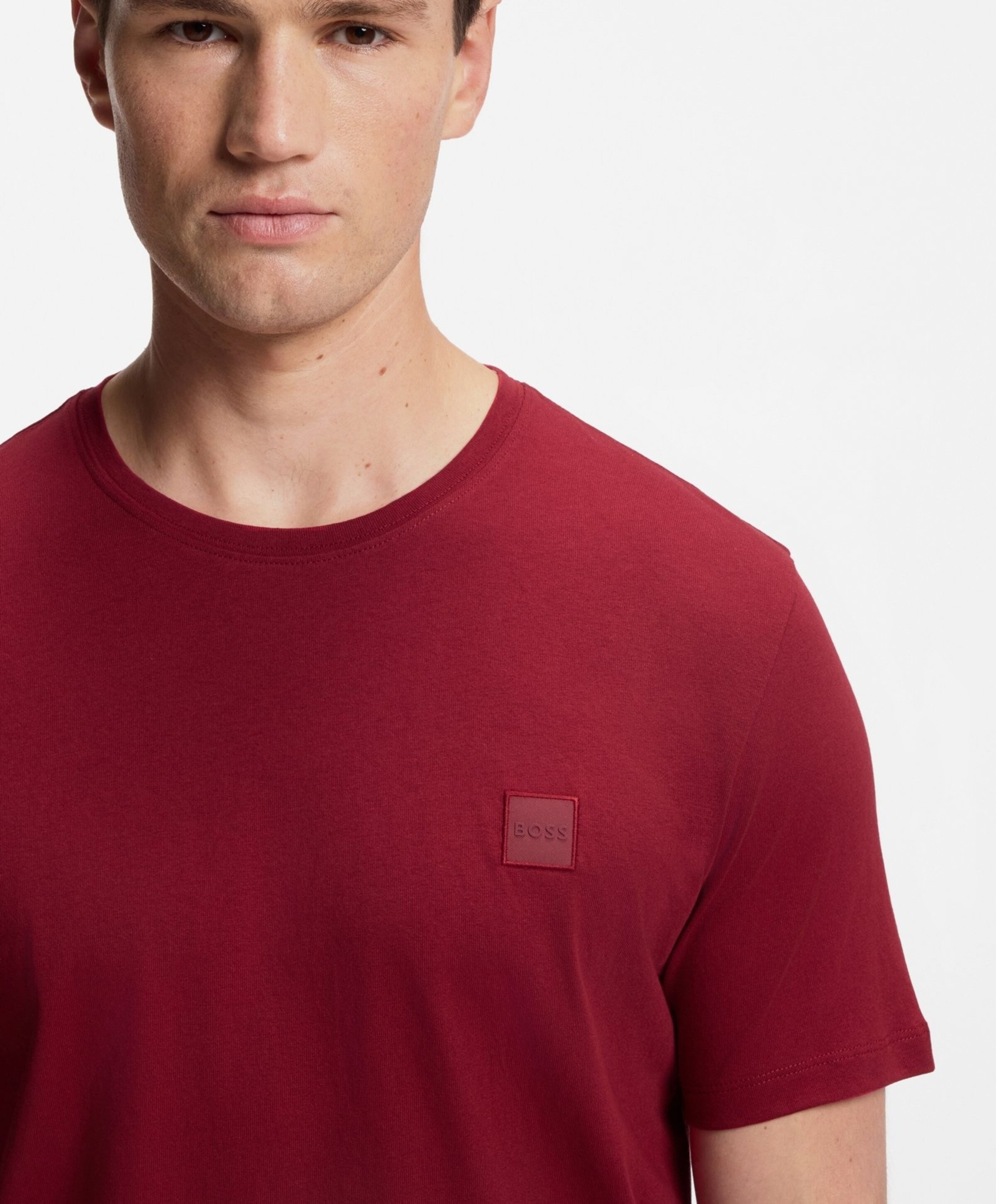 Boss Orange Heren T-shirt rood