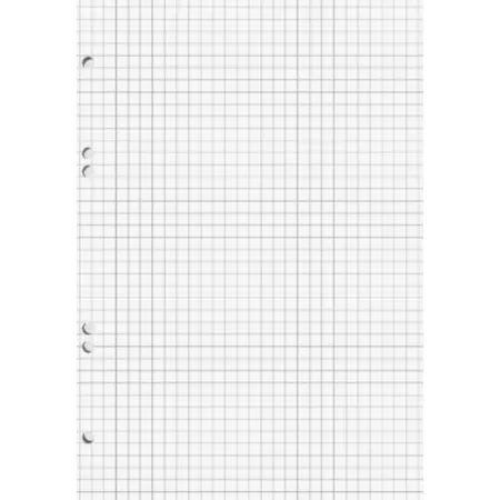 BRUNNEN Collegeblock A5, 160 Blatt, gelocht, kariert
