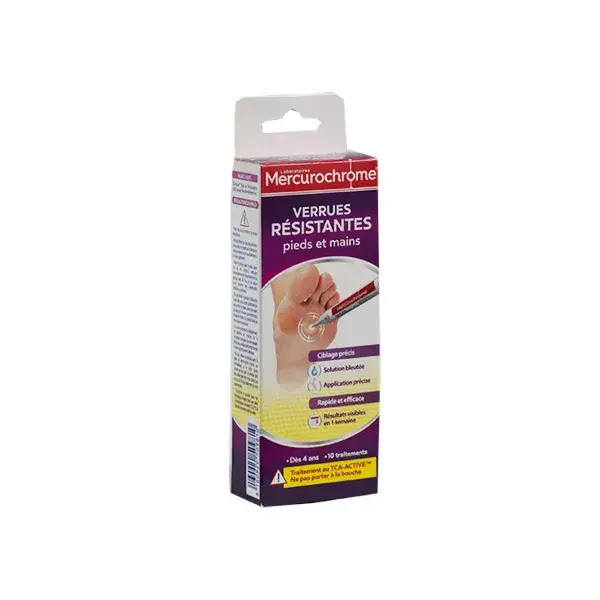 Caneta de Mercurocromo para Verrugas Resistentes 2ml