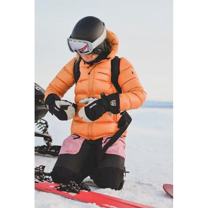 Army Leather Heli Ski - Moufles