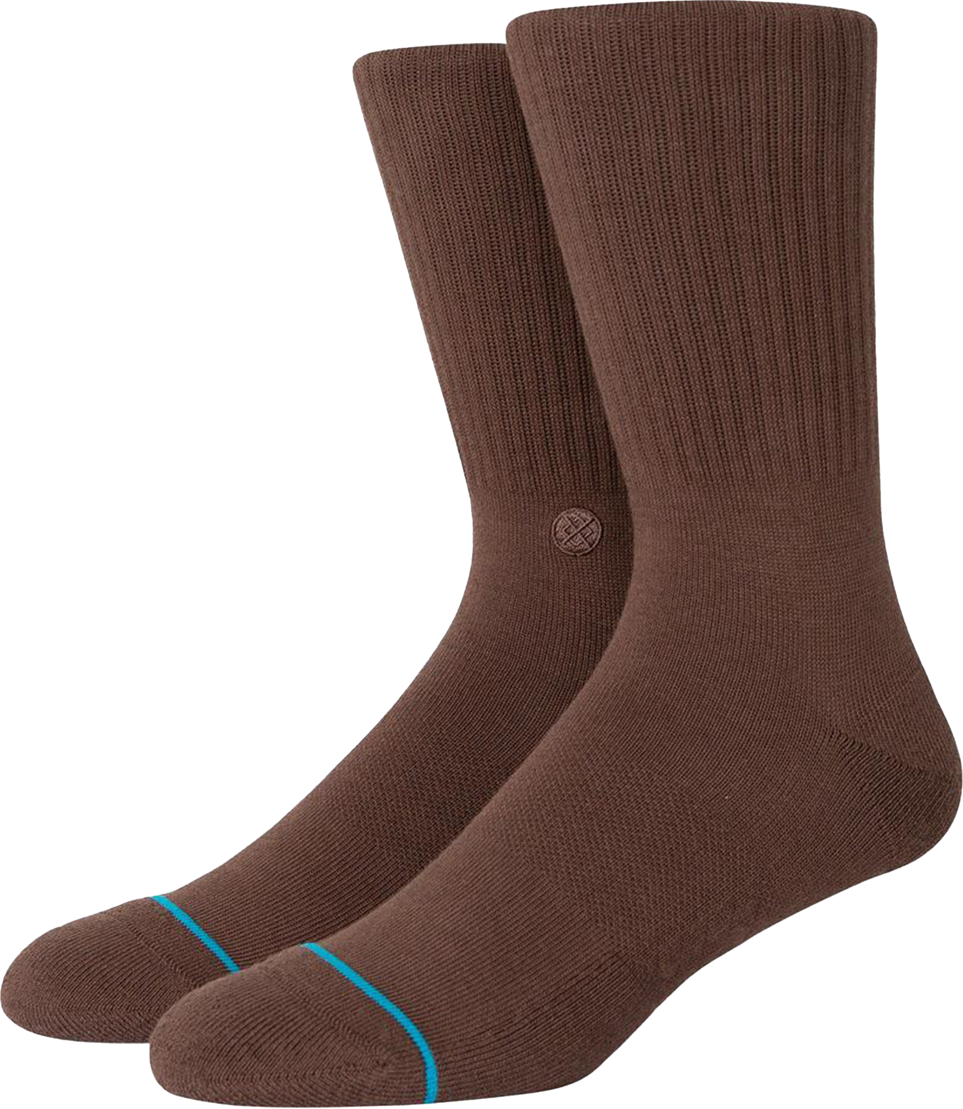 Stance Uncommon Solids Icon Socks Braun