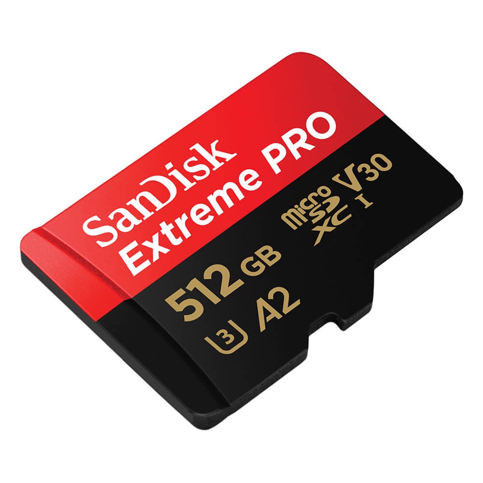SANDISK - MicroSDXC Extreme Pro 512GB 200MB/s A2 C10 V30 UHS-I