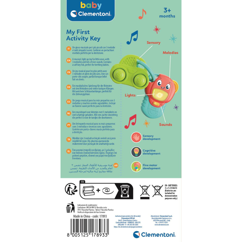Clementoni Small Electronische Sleutels