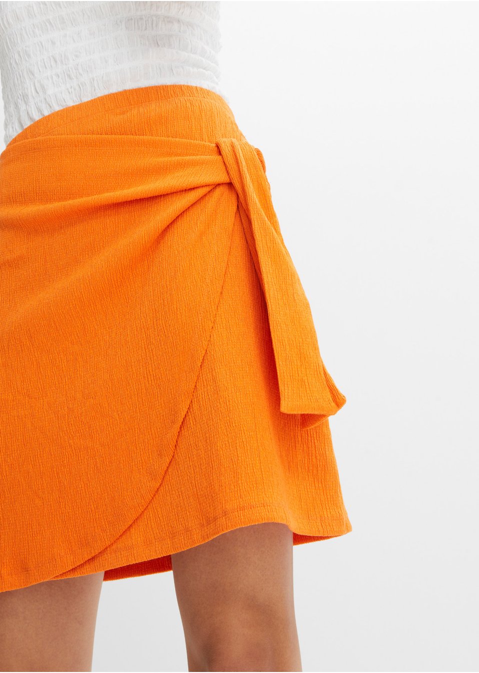 Jupe fluide style portefeuille