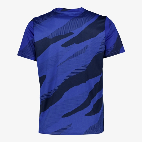 Dutchy Dry heren voetbal T-shirt blauw met print