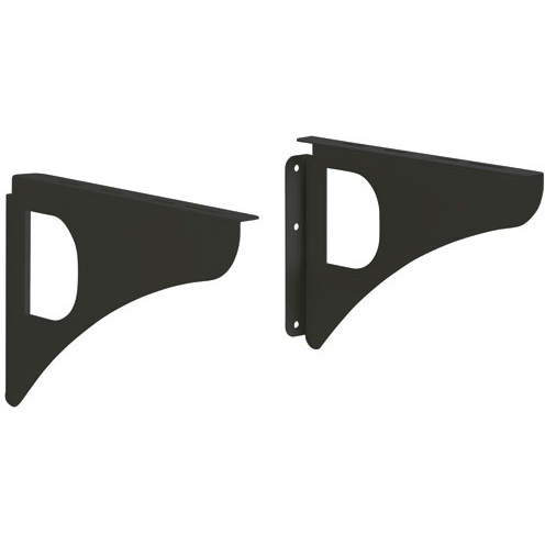 Equerres boite aux lettres design gris - Lot de 2