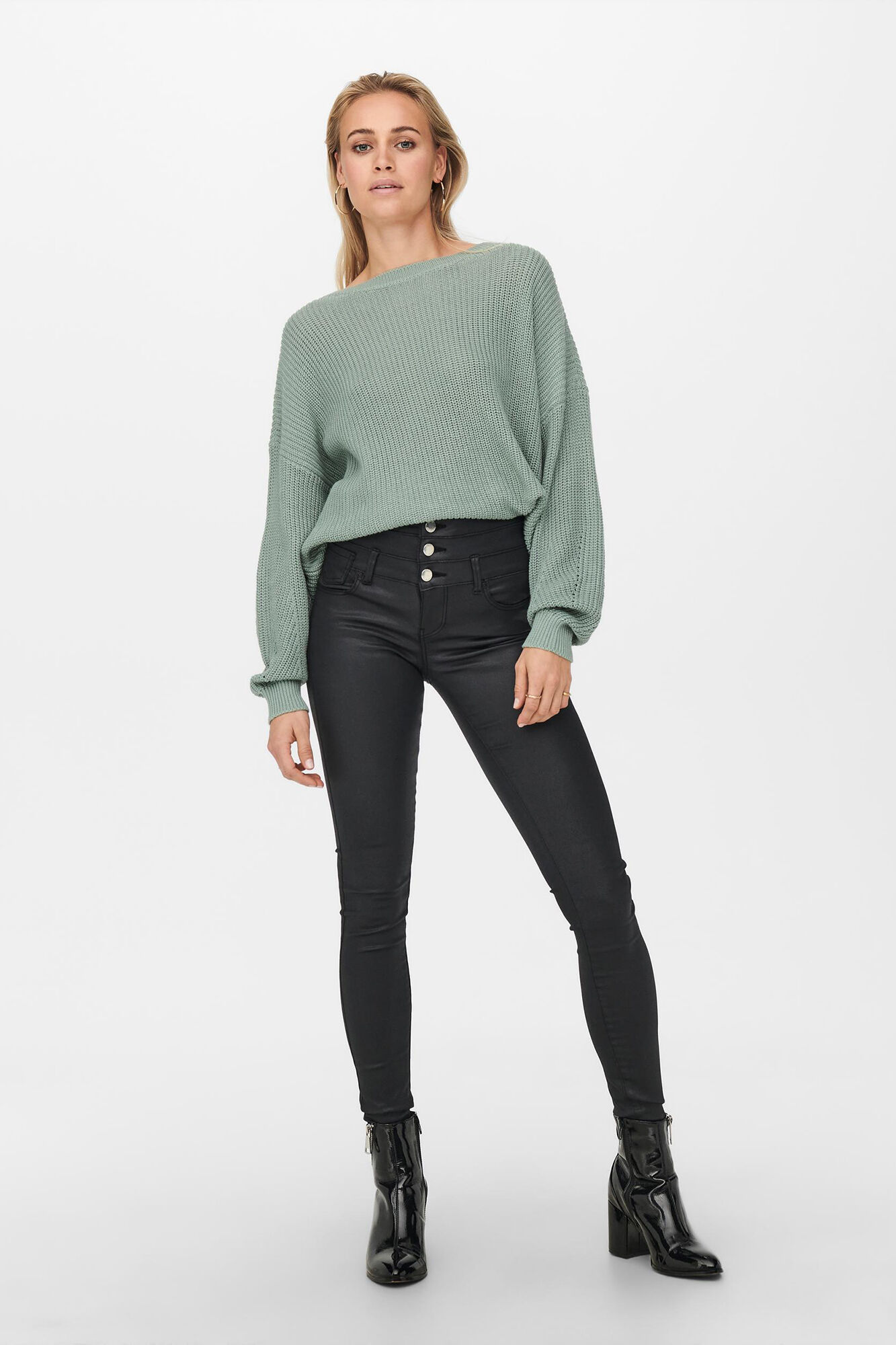 Suéter de tricô oversized