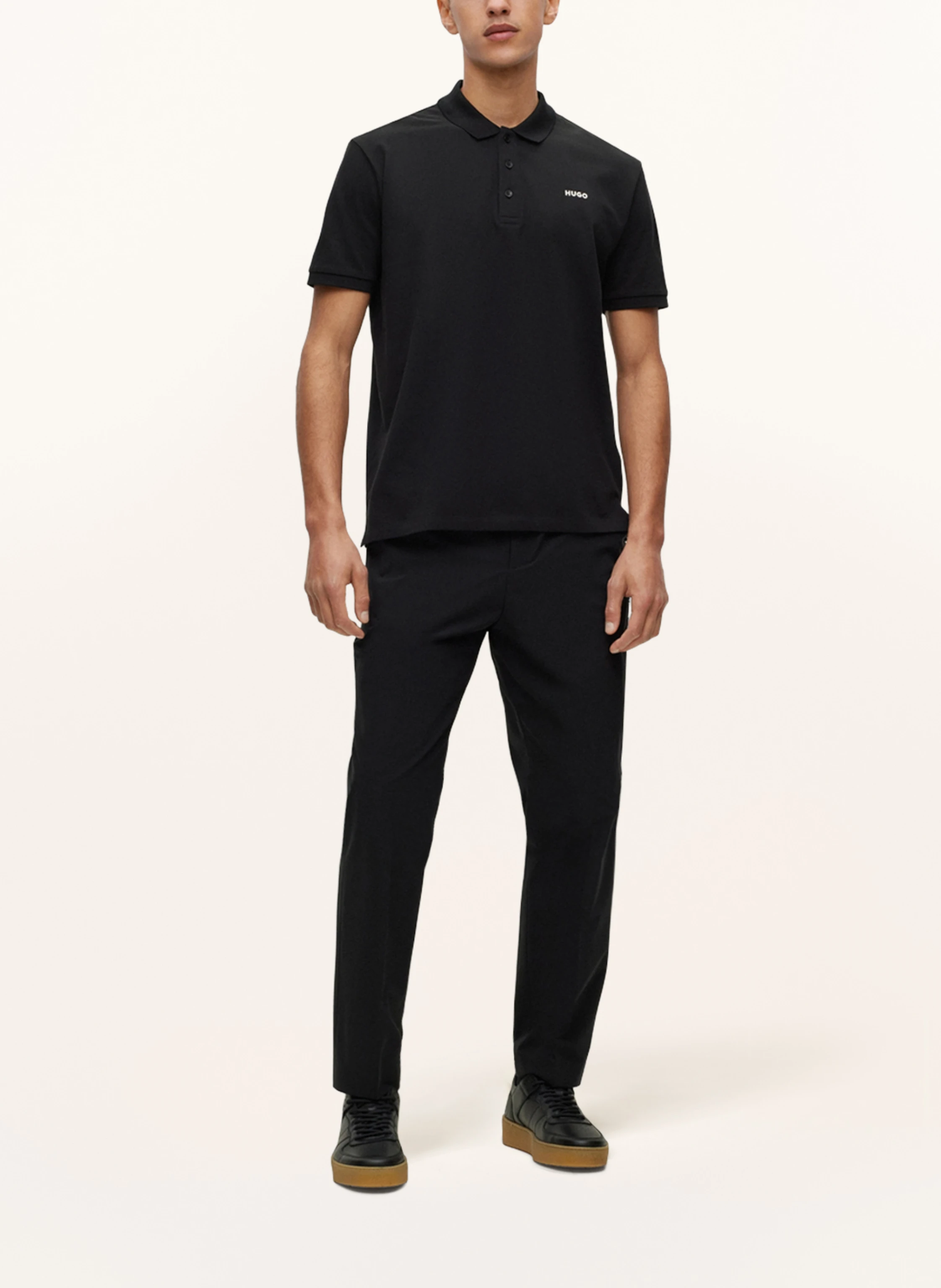 HUGO Piqué-Poloshirt DONOS Regular Fit