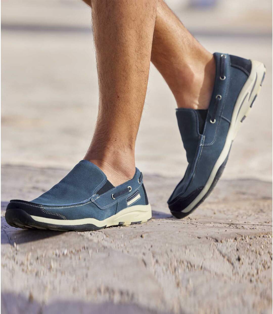 Mocassins Elastiqués Style Bateau