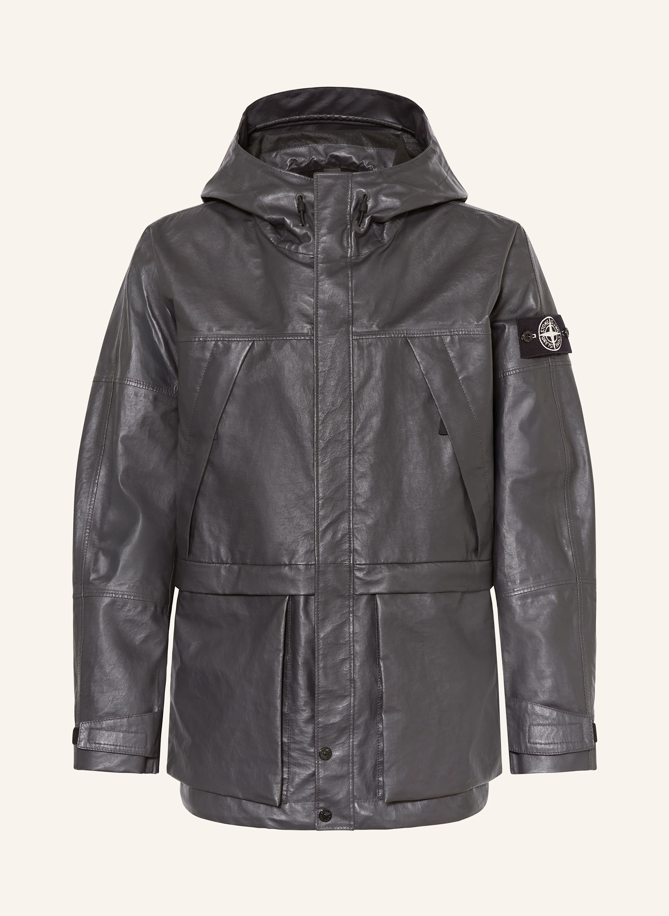 STONE ISLAND Lederjacke