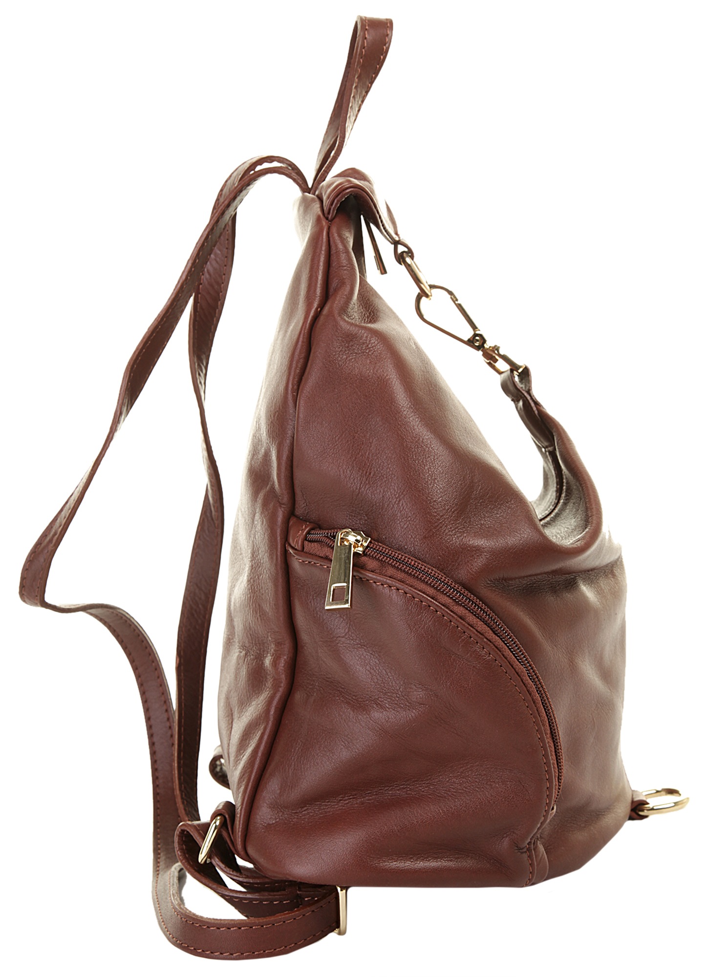 Piké Cityrucksack echt Leder, Made in Italy