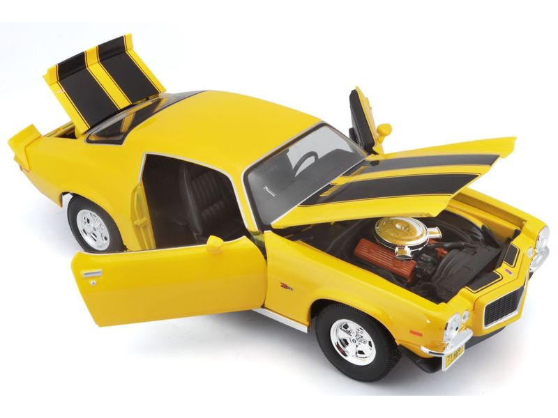 Maisto Chevrolet Camaro 1971 1:18, Gelb Sammlermodell im Massstab 1:18