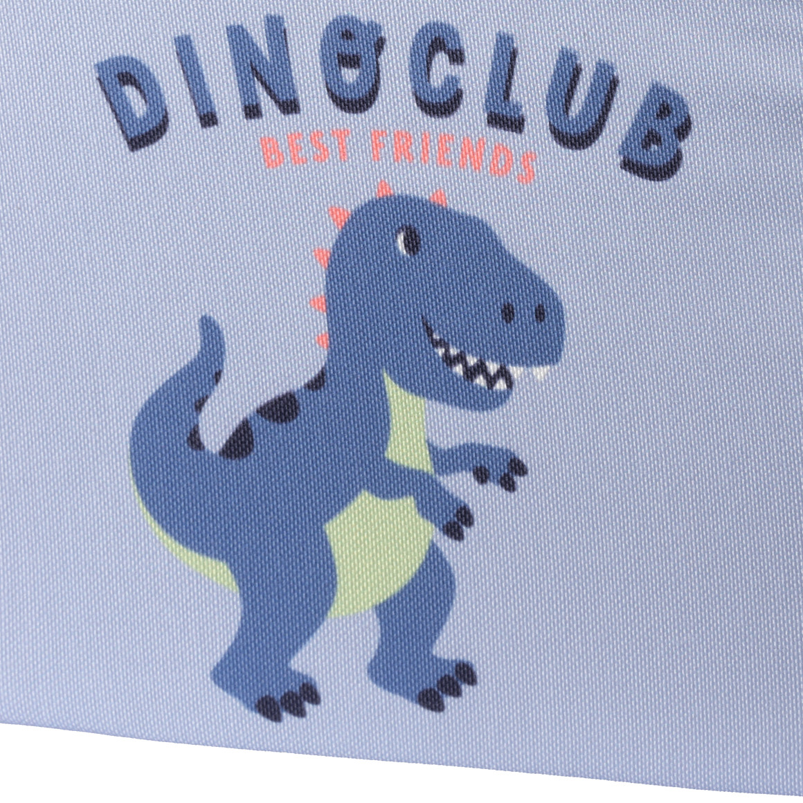 Topolino Kleine Aufbewahrungsbox mit Dino-Motiv hellblau