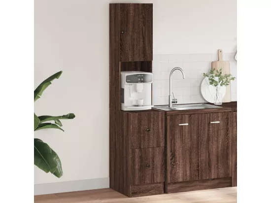 Armoire de cuisine chêne marron 35x50x180 cm bois d’ingénierie