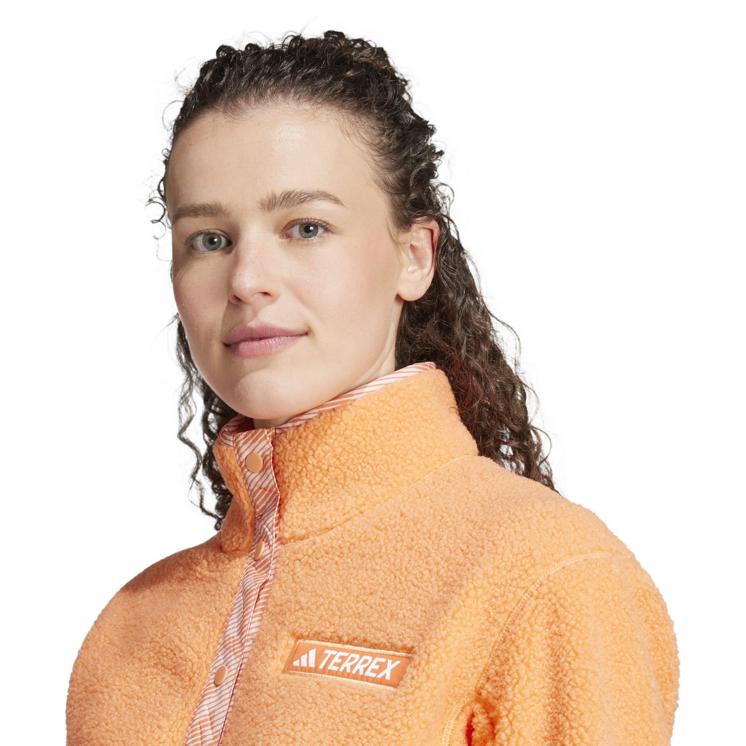 adidas Terrex Xploric High Pile Fleece Pullover Sweatshirt Womens