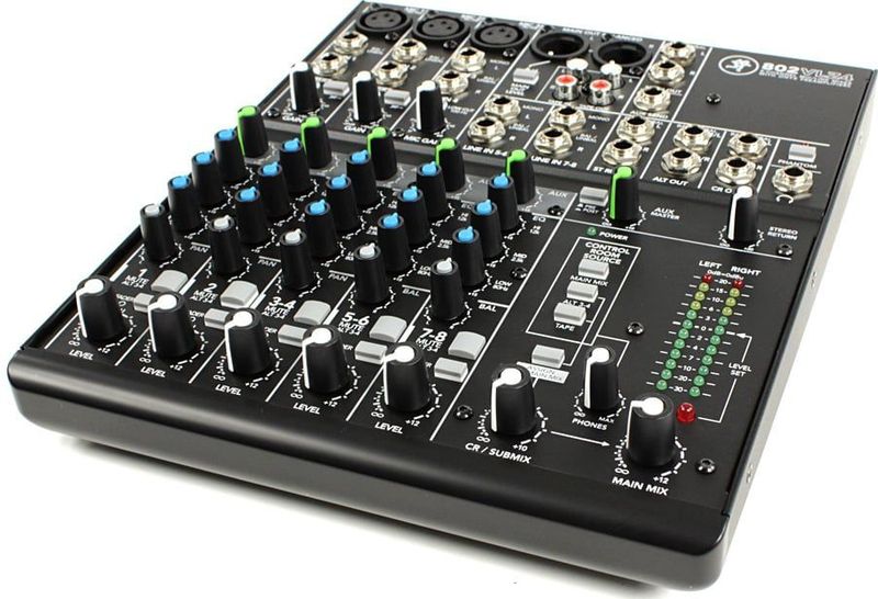 Mackie 802VLZ4 - DJ-mixer - Audio-mixer - 8-kanaals - Frequentiebereik 20-2000 Hz