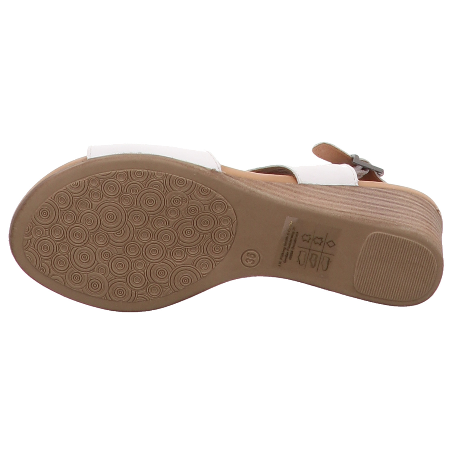 Pölking Sandalette weiss/weiss kombi
