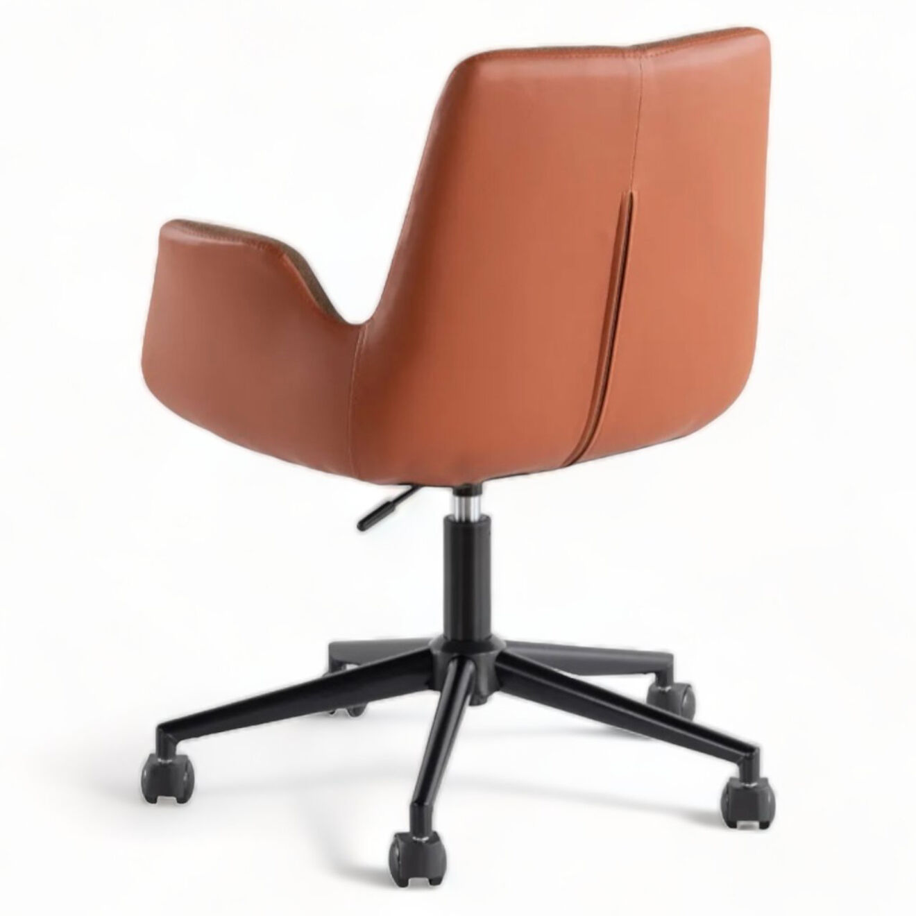 Homitis Chaise de bureau Dora marron/tan - 62x77x60 cm