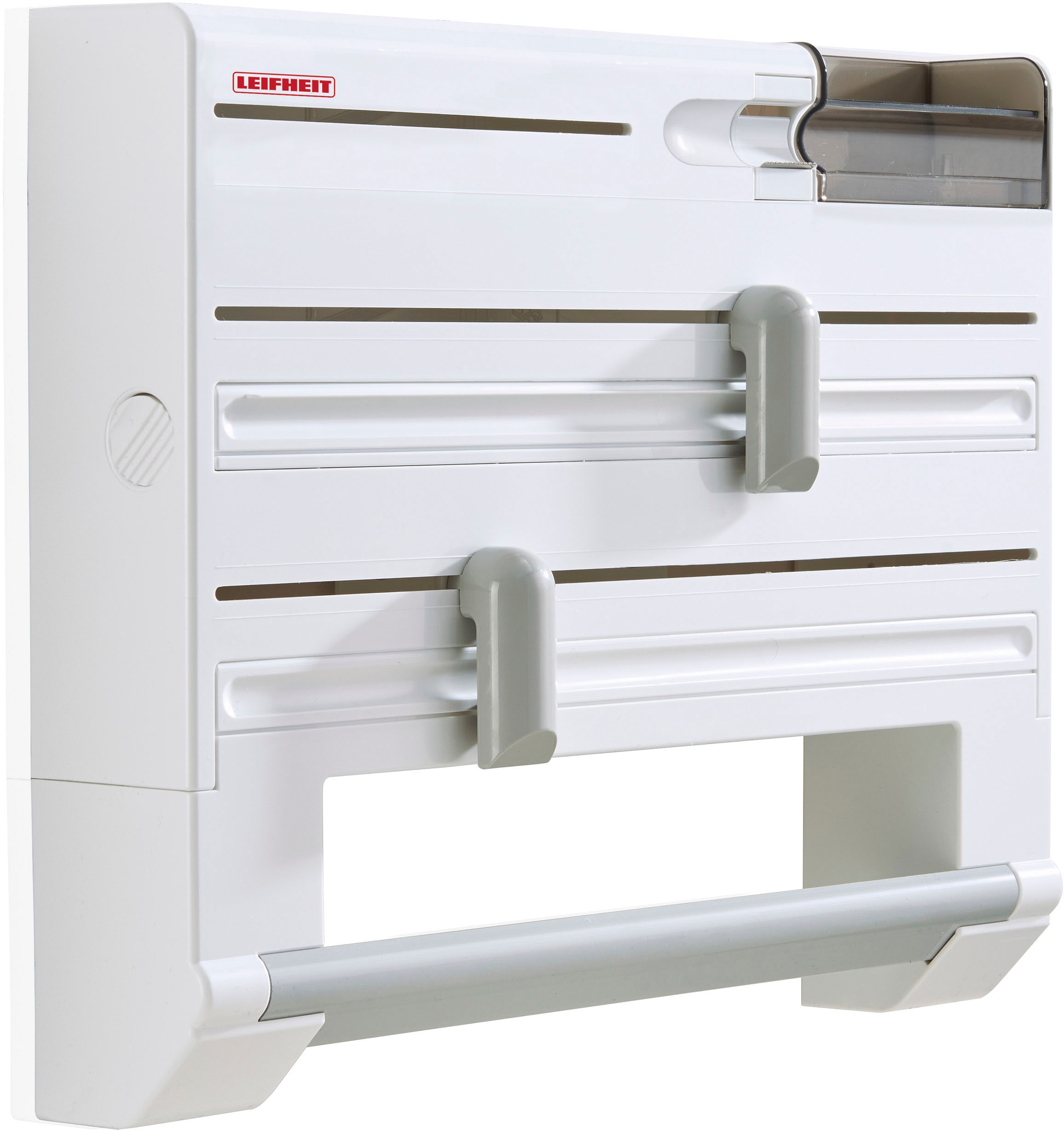 Leifheit Wandrollenhalter »Parat Plus« inkl. Tesafilm-Spender u. Kleinteile-Box