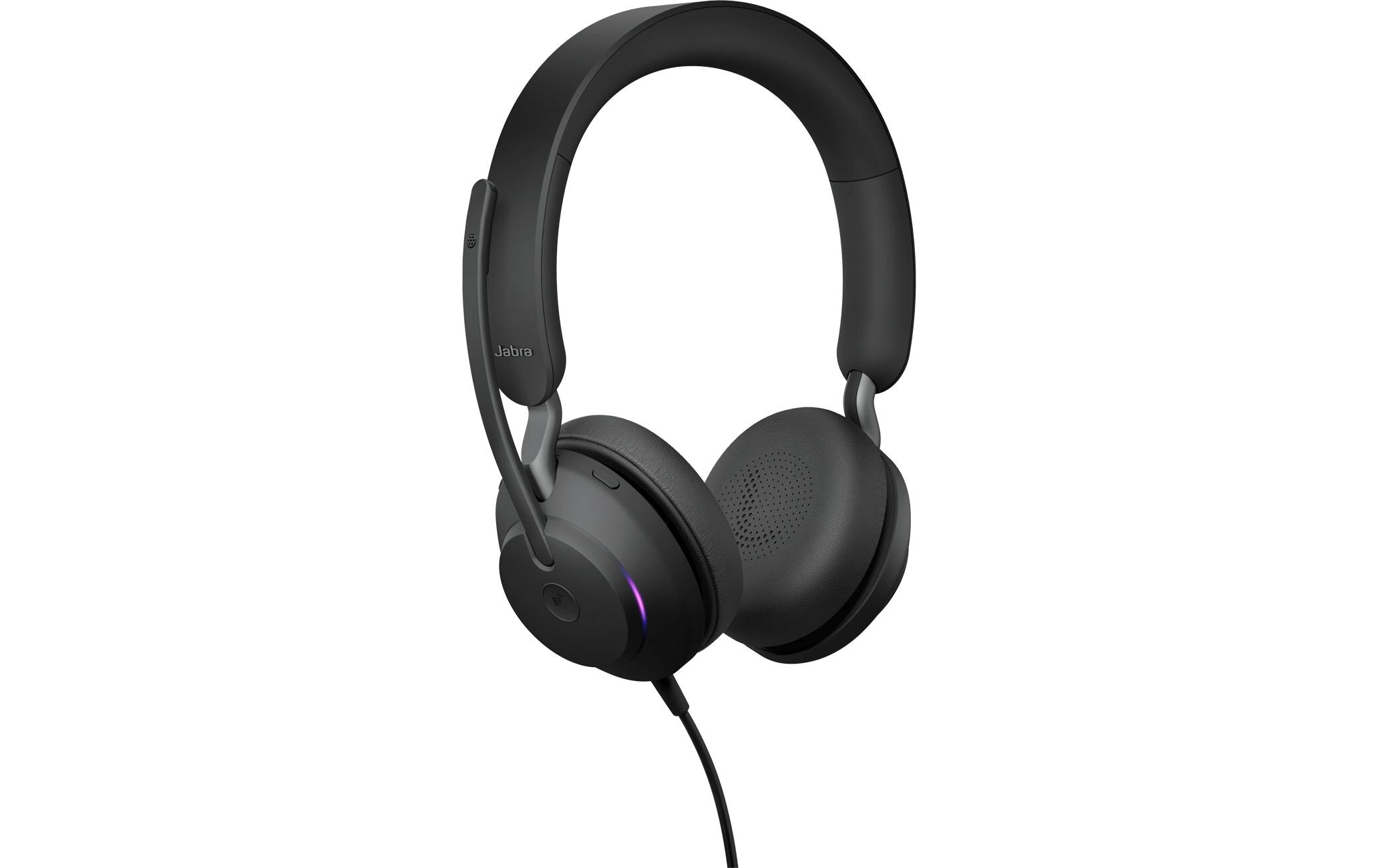 Headset Evolve2 40 SE Duo MS USB C/A<br>Headset mit passiver Geräuschisolierung und einem Noise-Cancelling-Mikrofon