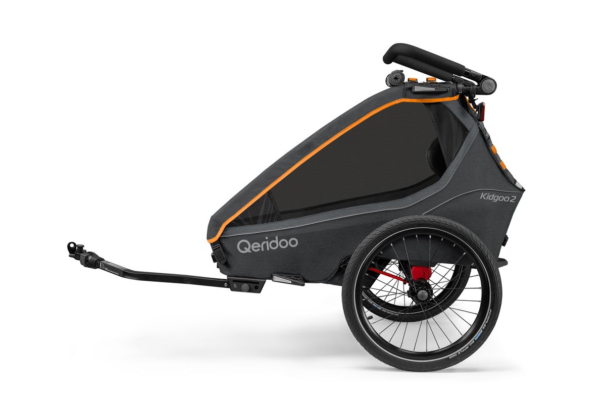 Qeridoo Fahrradanhänger Kidgoo 2 FIDLOCK Edition