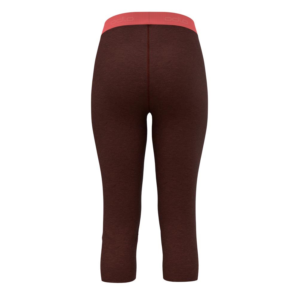 Odlo Revelstoke PW 150 BL Driekwart Thermo Onderbroek Donkerrood/Roze Dames
