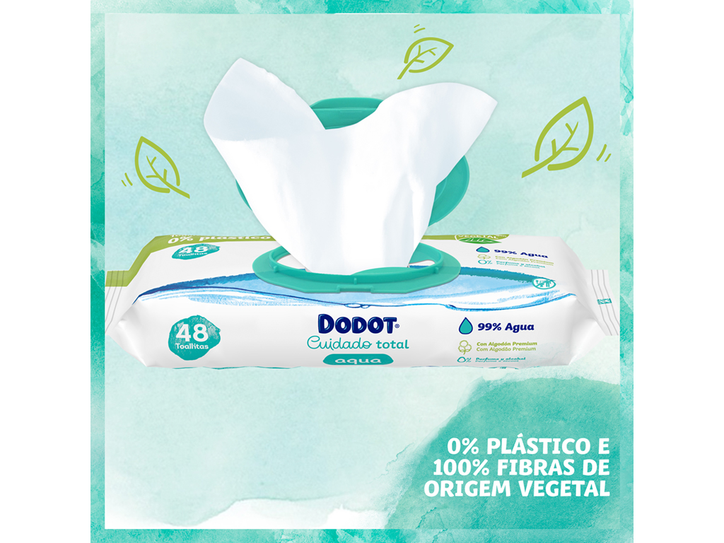 TOALHITAS BEBÉ PURE AQUA DODOT (3X48 UN) 144 UN