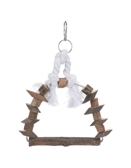 Trixie Natural Living Boogschommel - Vogelspeelgoed - 15x20 cm