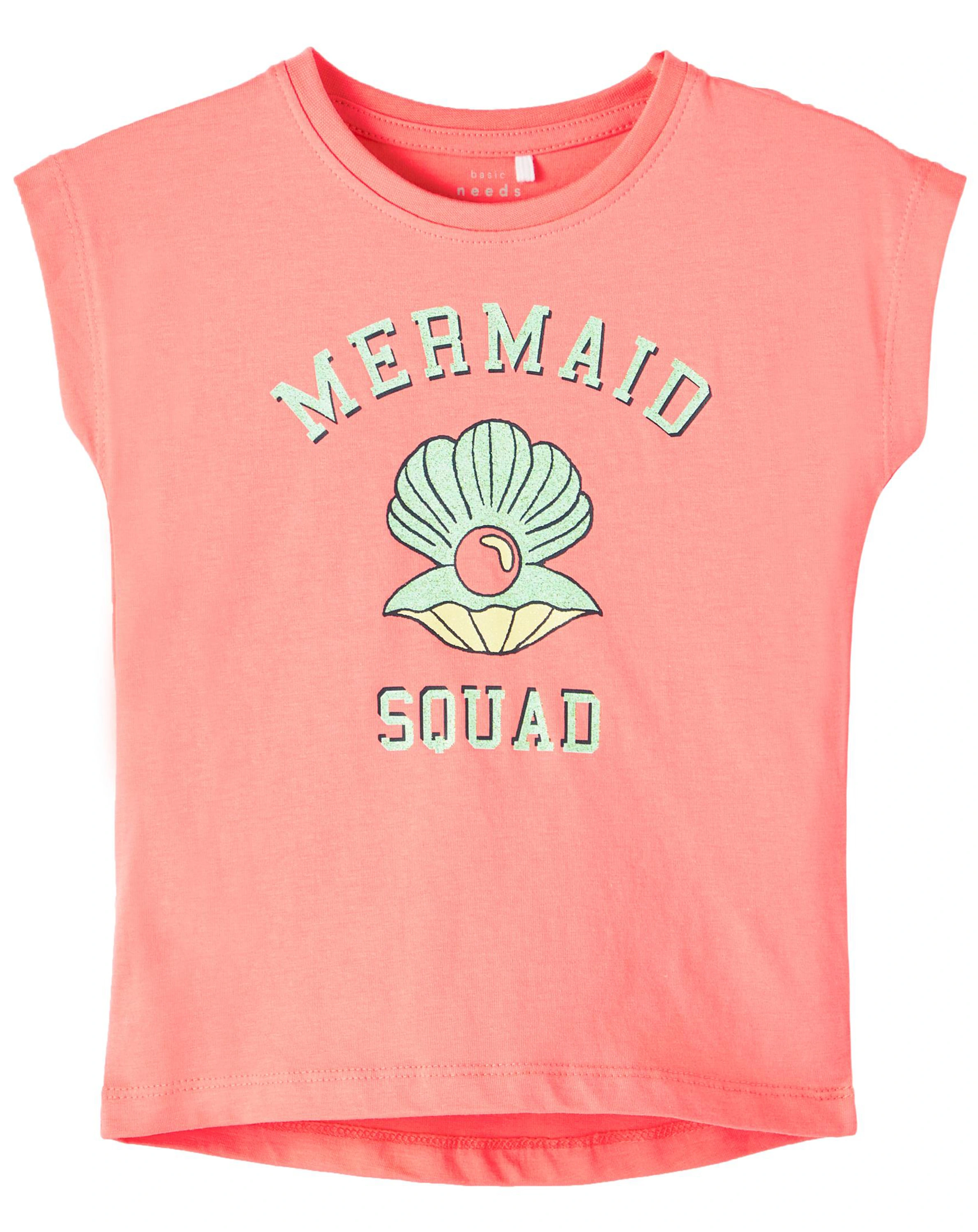 T-Shirt NMFVIOLET in georgia peach