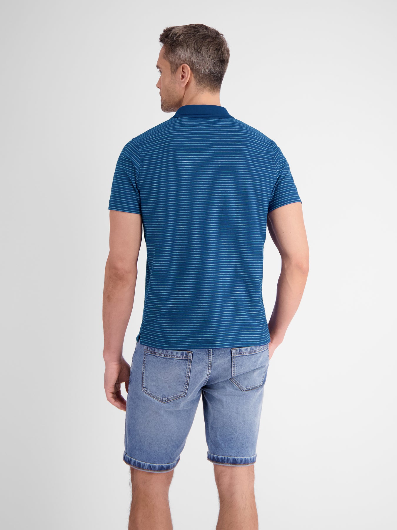Herren Poloshirt, gestreift