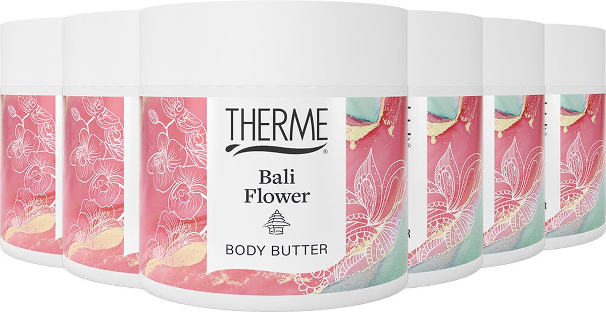 6x Therme Bali flower bodybutter (225 gr)