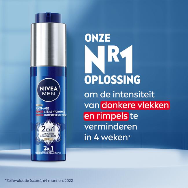 NIVEA MEN Luminous Moisturizer SPF30 50 ML