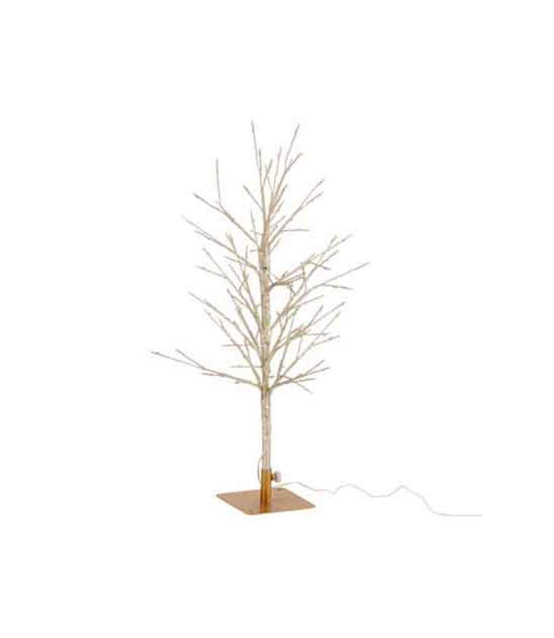 Paris Prix - Arbre Déco Led En Métal dénudé 60cm Or