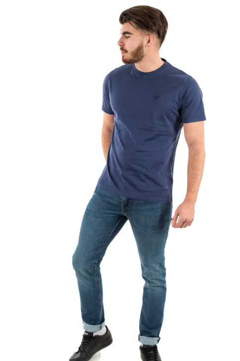 tee shirt barbour garment dyed ny91 navy