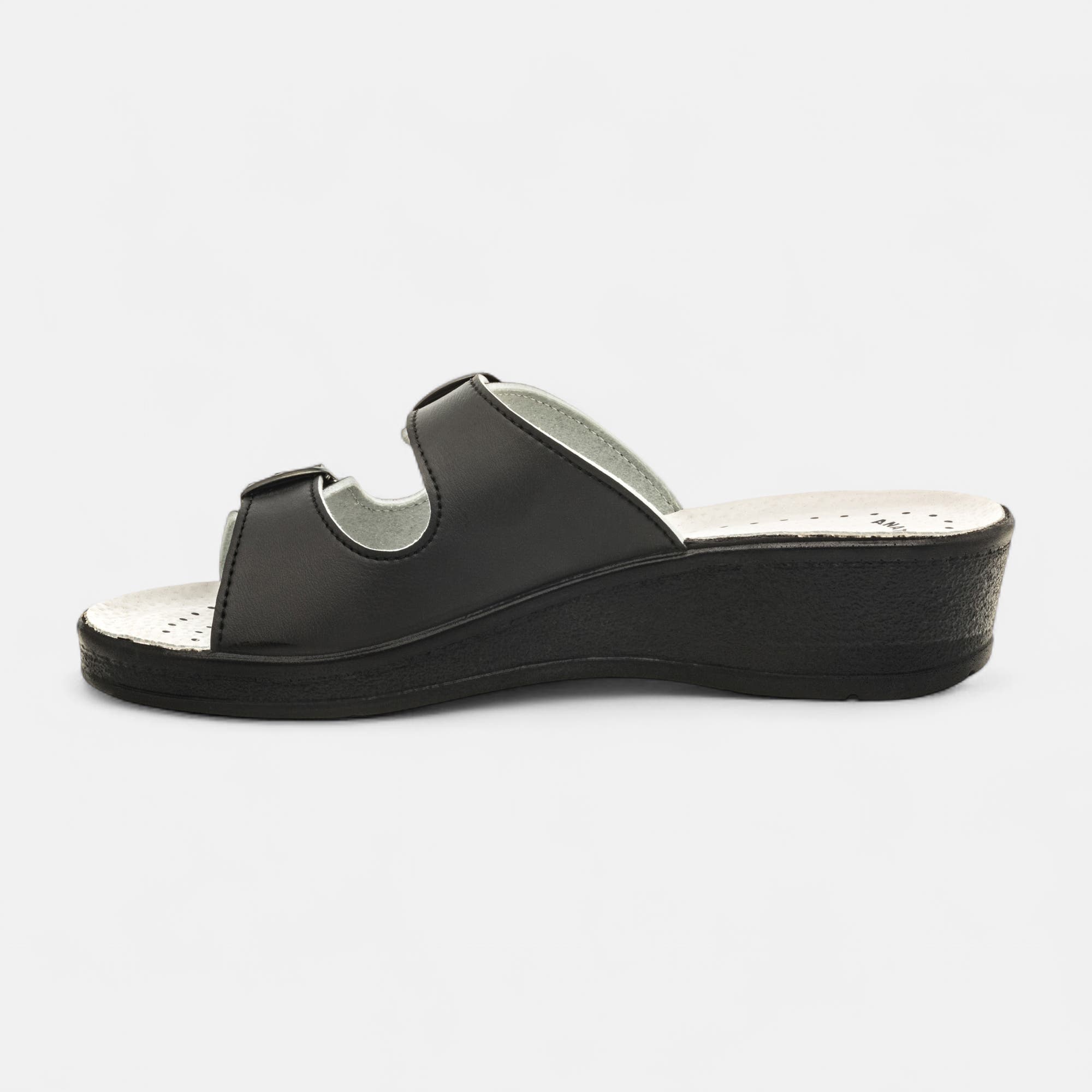 Nu-pieds confort Femme noir