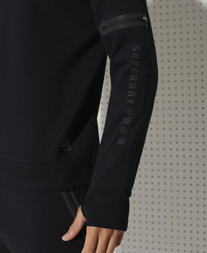 Superdry Gymtech sweatshirt Sort